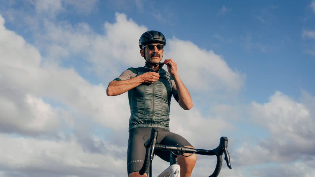 CAFÉ DU CYCLISTE - Mountain Green Petra Windproof Men's Cycling
