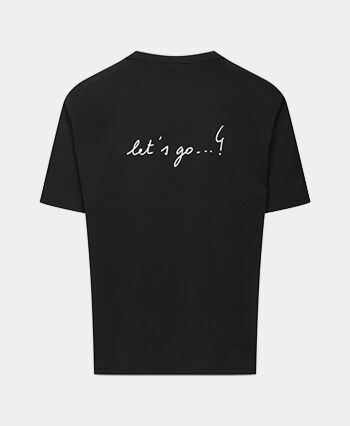 Black Enzo CAFÉ X AGNÈS B. Collaboration Unisex T-shirt