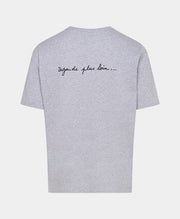 Light Grey Enzo CAFÉ X AGNÈS B. Collaboration Unisex T-shirt
