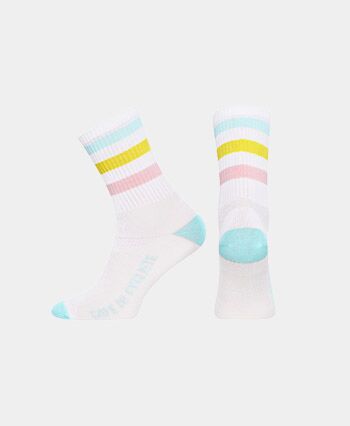 Pastel Skate Stripes Socks