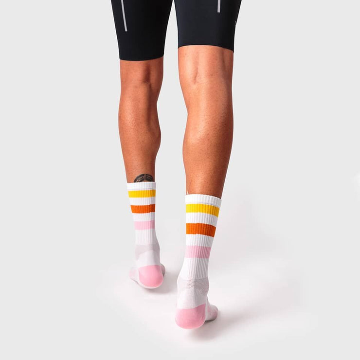 Ginger Mix Skate Stripes Socks