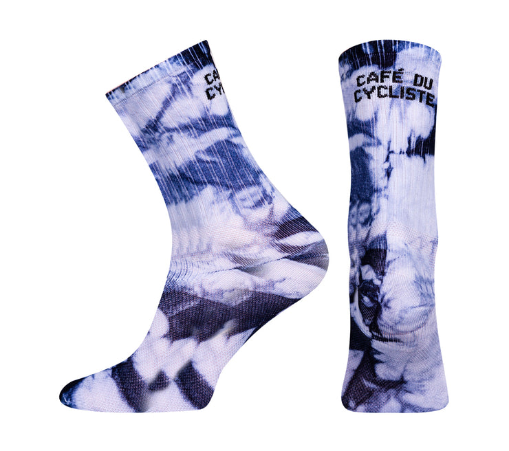 Navy Tie Dye Socks