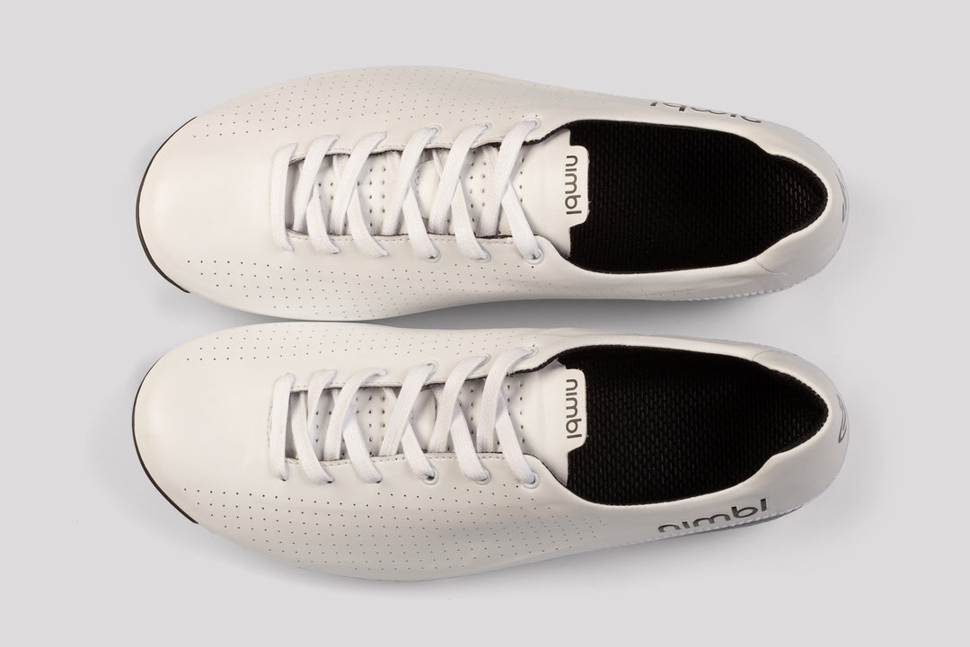 Nimbl - White Air Cycling Shoes | Another New Haute