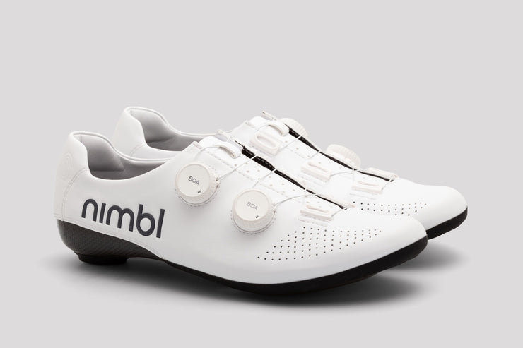 White Exceed Cycling Shoes