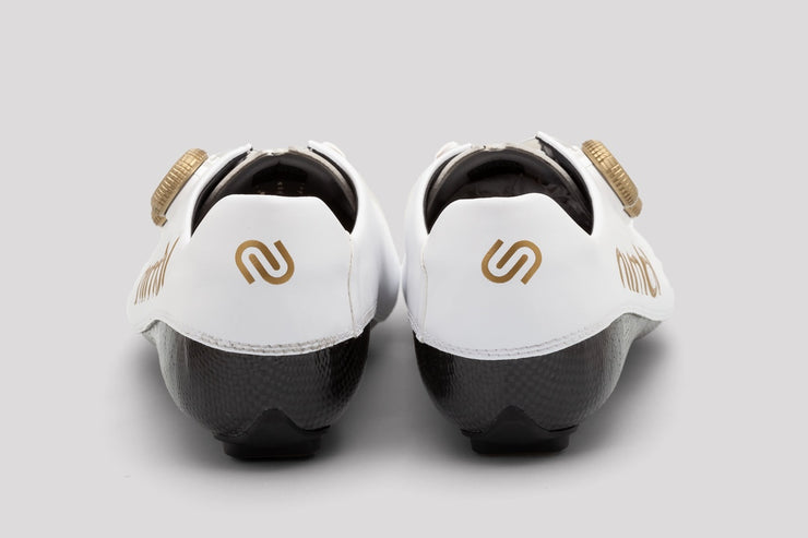 White Gold Ultimate Cycling Shoes