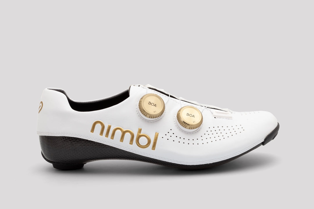 Nimbl - White Ultimate Cycling Shoes | Another New Haute